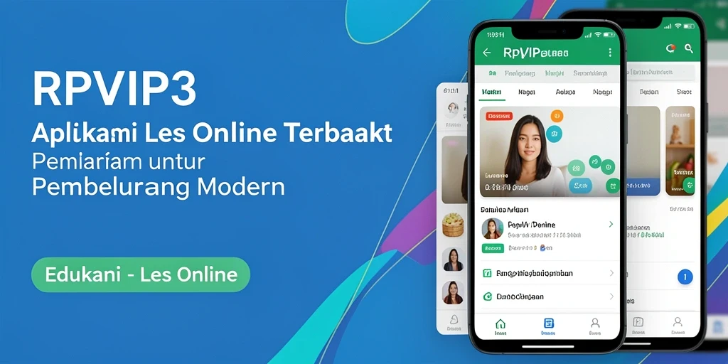 Antarmuka RPVIP3 yang interaktif untuk Les Online.